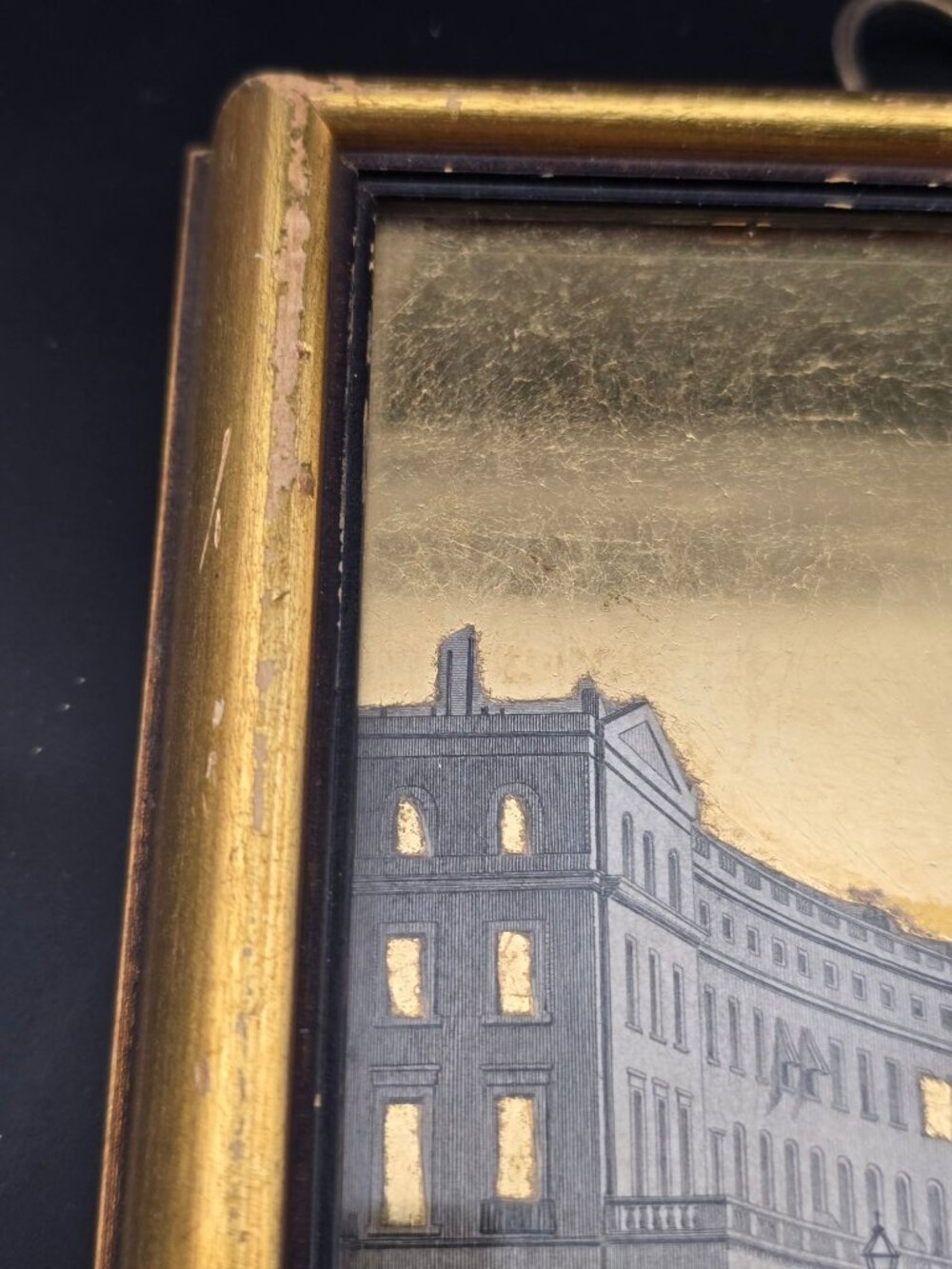 Vintage 1950's Sungott Art Studios Decoupage Framed Artwork Flat Glass READ - Picture 4 of 11